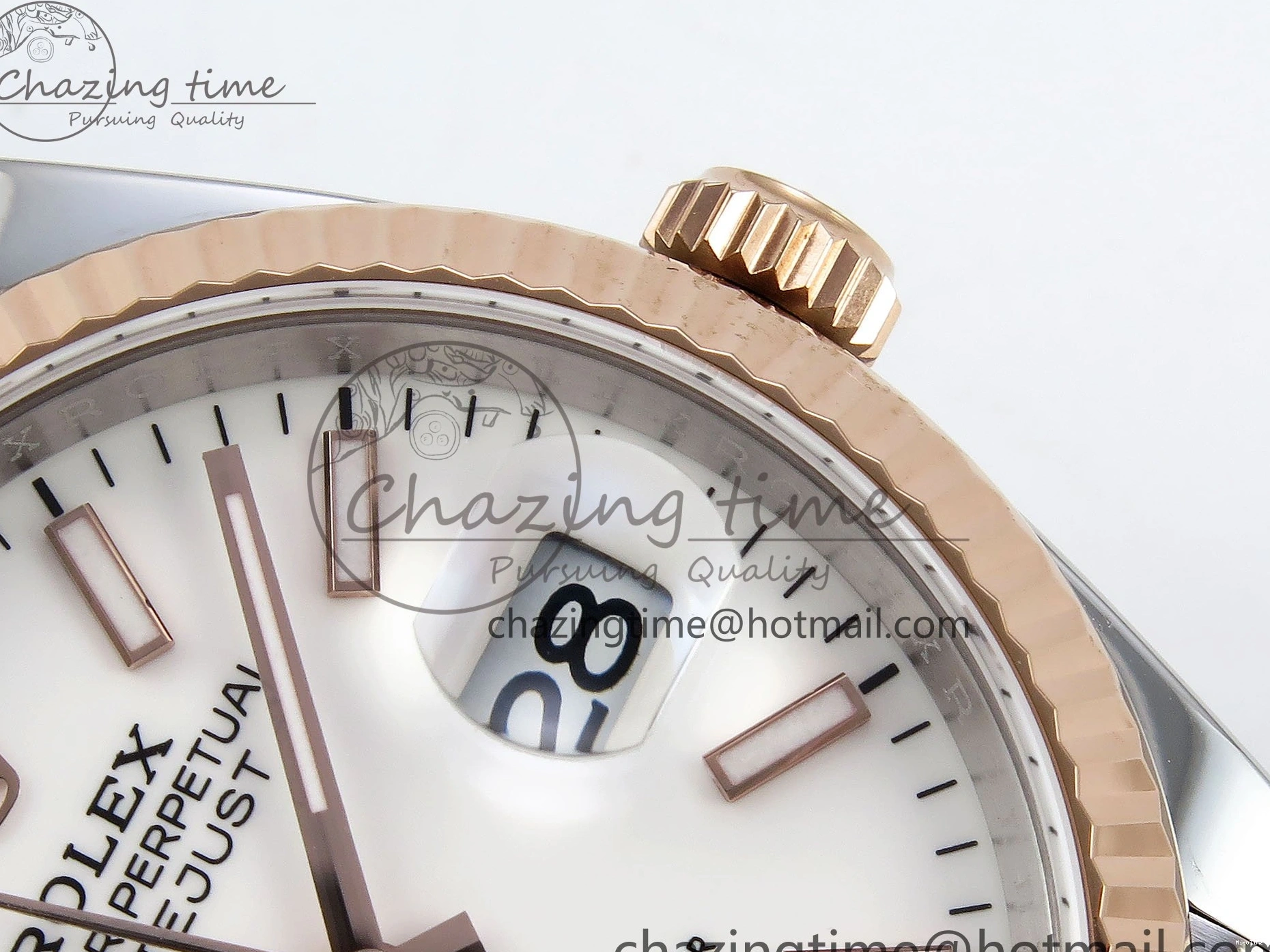 MiroTime 1222 DateJust 36 126231 APF 1:1 Best Edition 904L Steel White Sitck Dial on SS RG Jubilee Bracelet VR OnTrend 1589